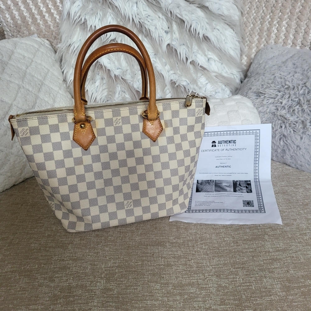 Louis Vuitton Damier Azur Saleya MM Vintage..Authentic..